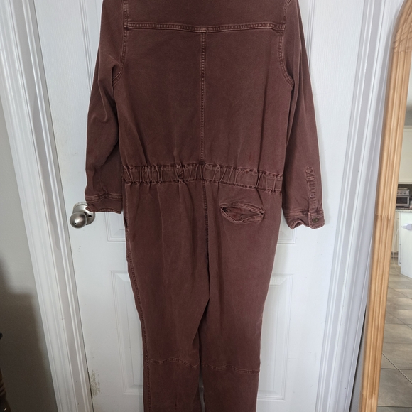 Faherty Brown Jumpsuit - Picture 3 of 5
